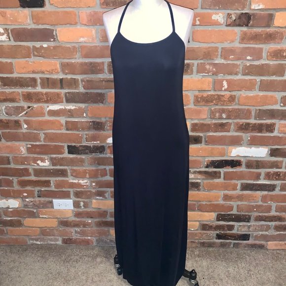 Fabletics Black Sleeveless Maxi Dress Size XS - Picture 2 of 8